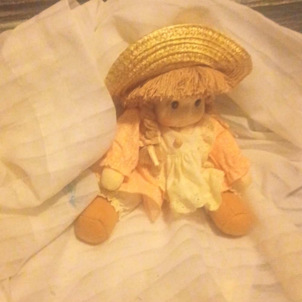 Vintage doll plays music
